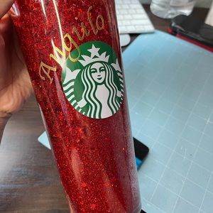 Starbucks snow globe tumbler